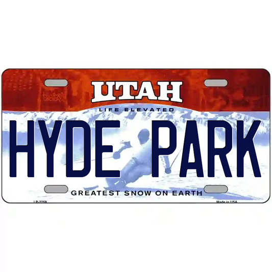 Hype Park Utah Metal Sign