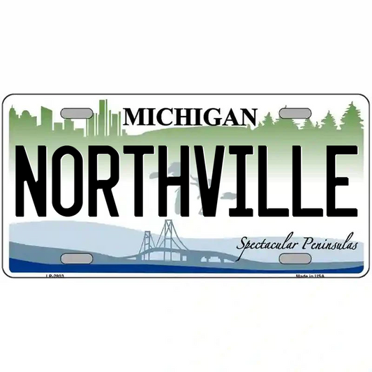 Northville Michigan Metal Sign