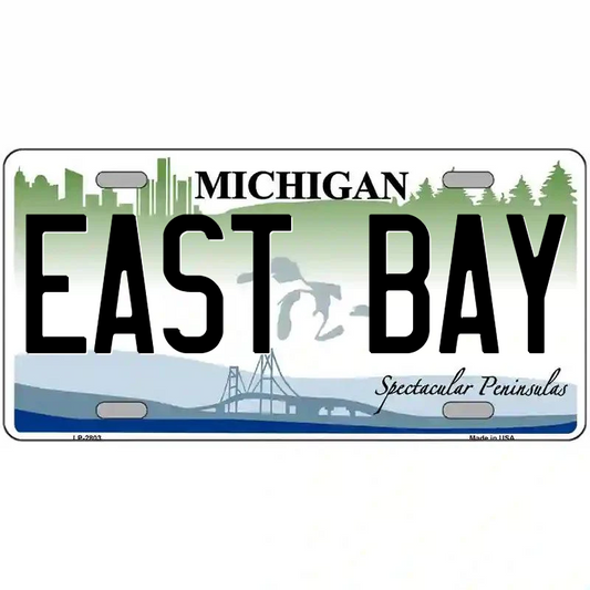 East Bay Michigan Metal Sign