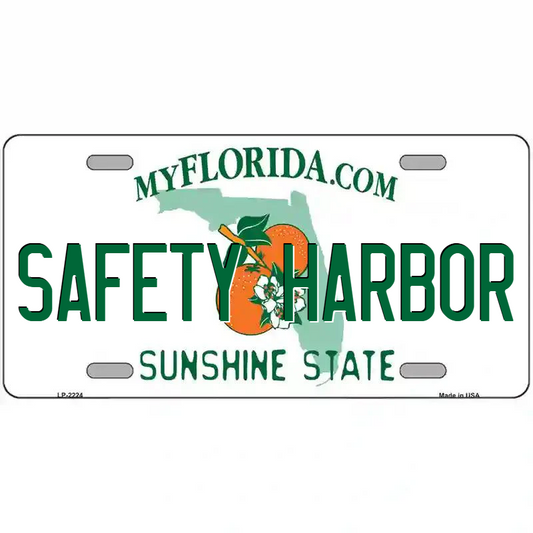 Safety Harbor Florida Metal Sign