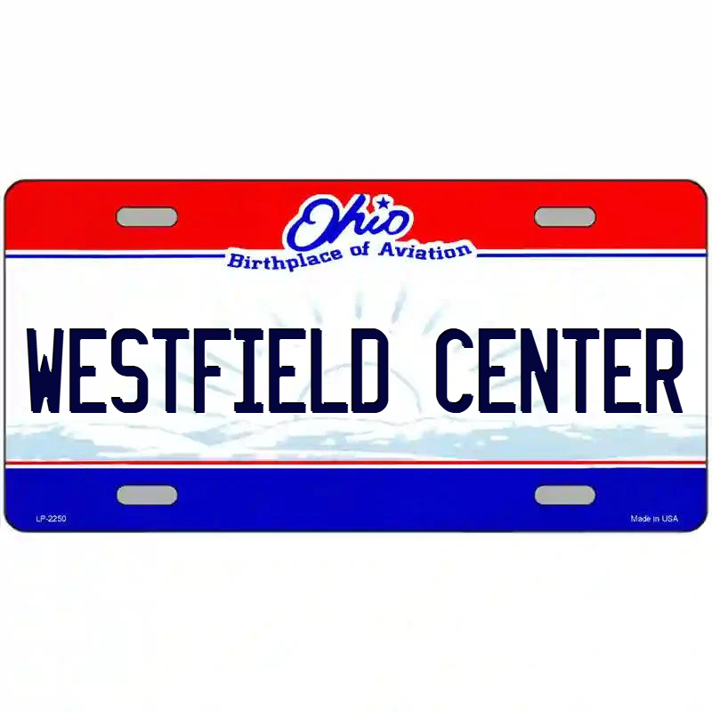 Westfield Center Ohio Metal Sign