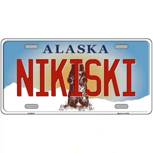 Nikiski Alaska Metal Sign