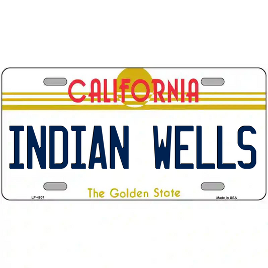 Indian Wells California Metal Sign