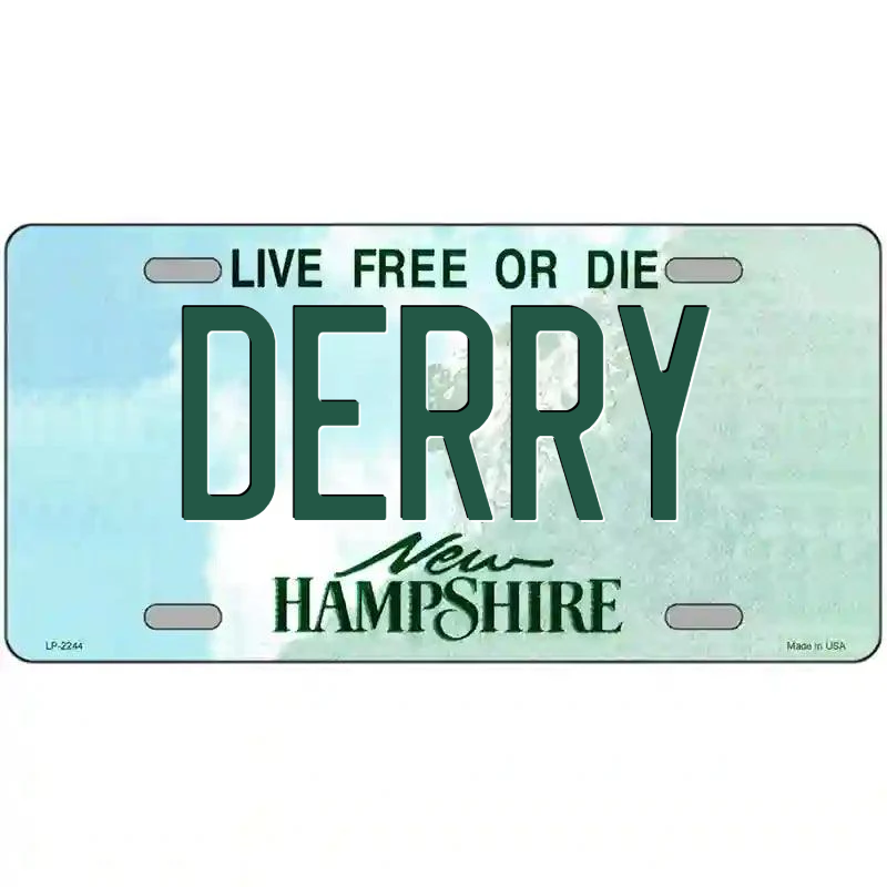 Derry New Hampshire Metal Sign