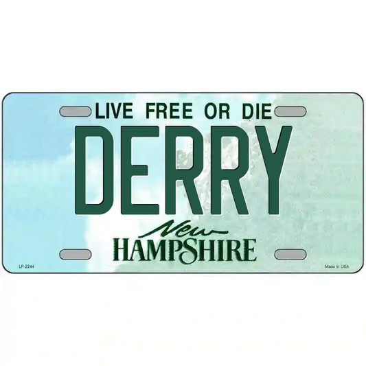 Derry New Hampshire Metal Sign
