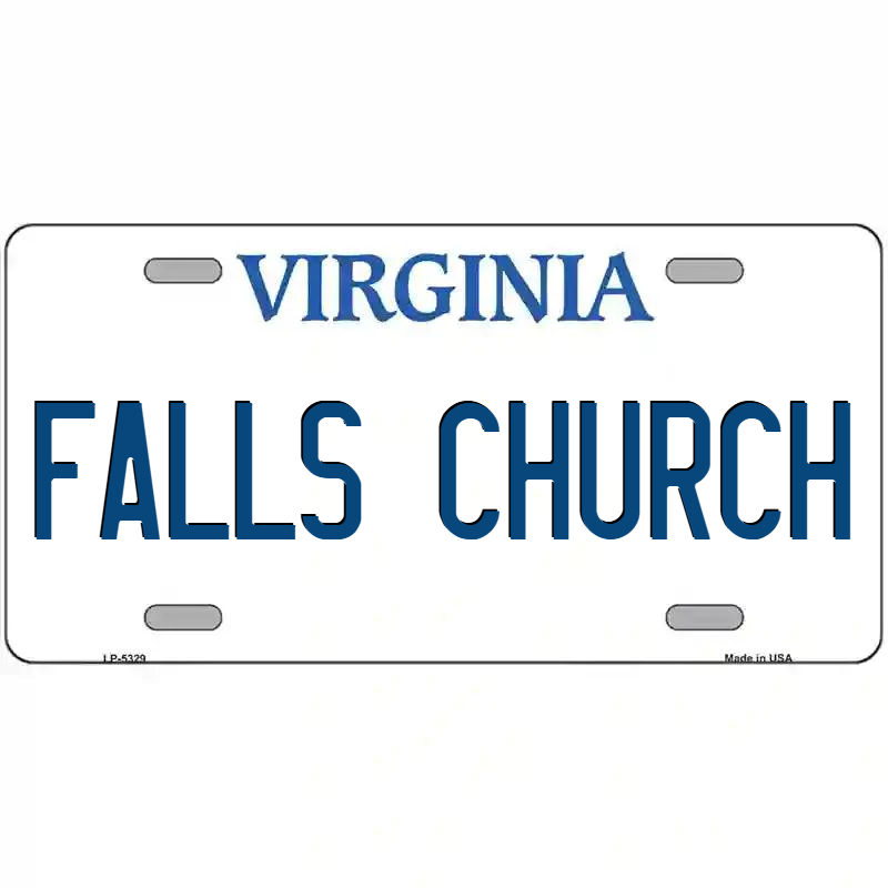Falls Church Virginia Metal Sign