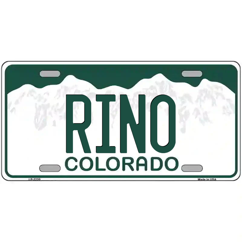 RiNo Colorado Metal Sign