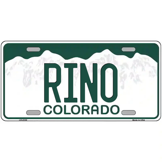RiNo Colorado Metal Sign