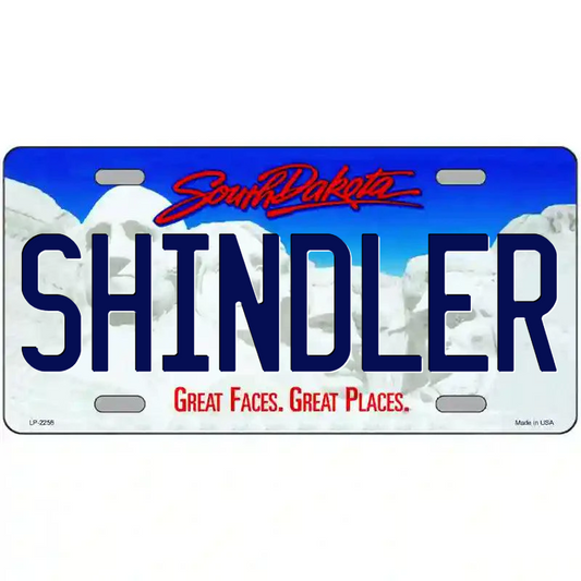 Shindler South Dakota Metal Sign