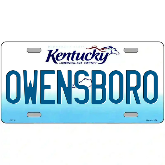 Owensboro Kentucky Metal Sign