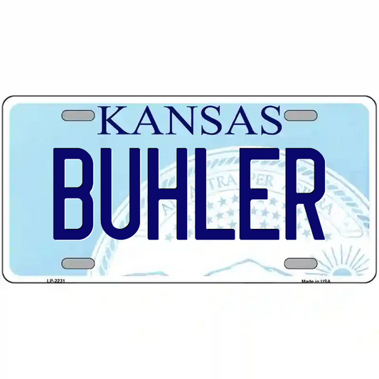 Buhler Kansas Metal Sign