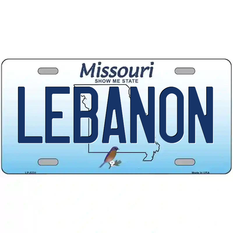 Lebanon Missouri Metal Sign