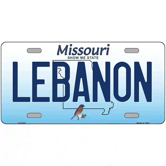 Lebanon Missouri Metal Sign