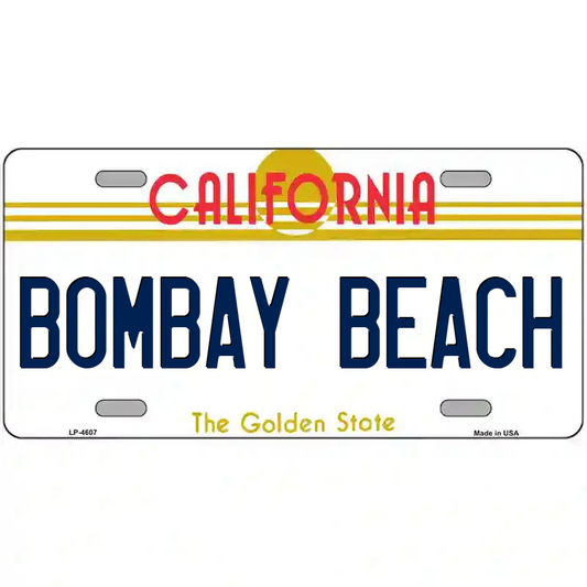 Bombay Beach California Metal Sign