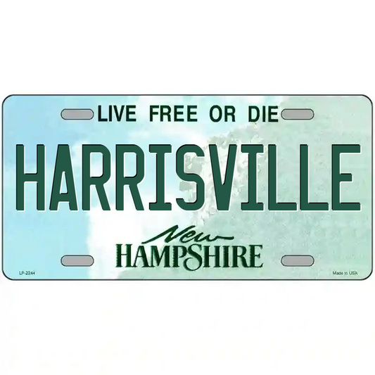 Harrisville New Hampshire Metal Sign