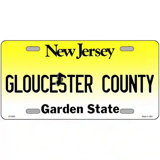 Gloucester County New Jersey Metal Sign