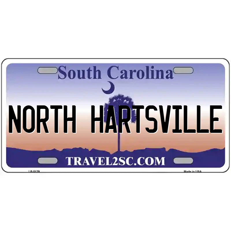 North Hartsville South Carolina Metal Sign
