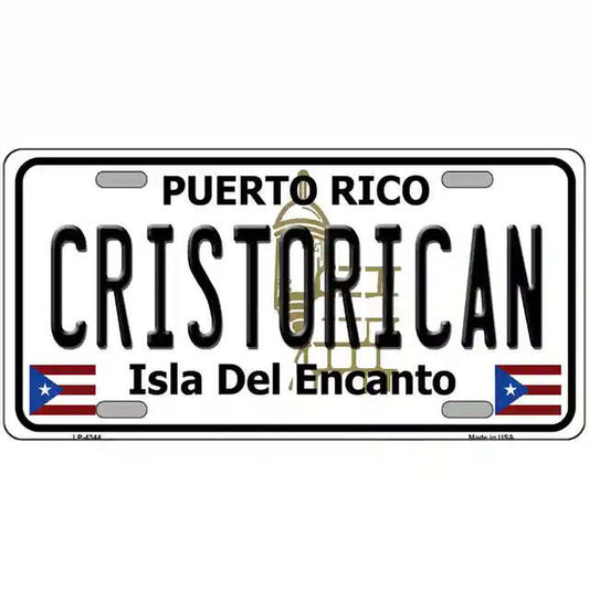 Cristorican Puerto Rico Metal Sign