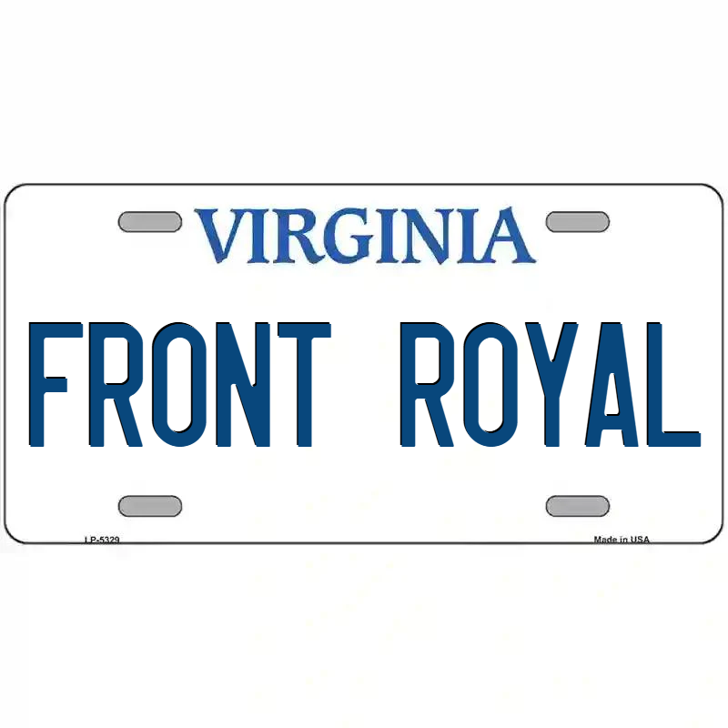 Front Royal Virginia Metal Sign