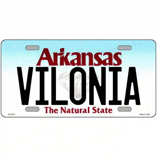 Vilonia Arkansas Metal Sign