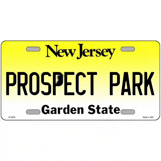 Prospect Park New Jersey Metal Sign