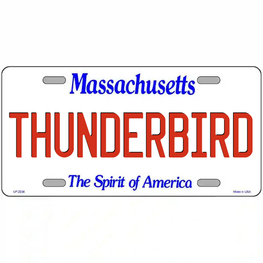 Thunderbird Massachusett Metal Sign