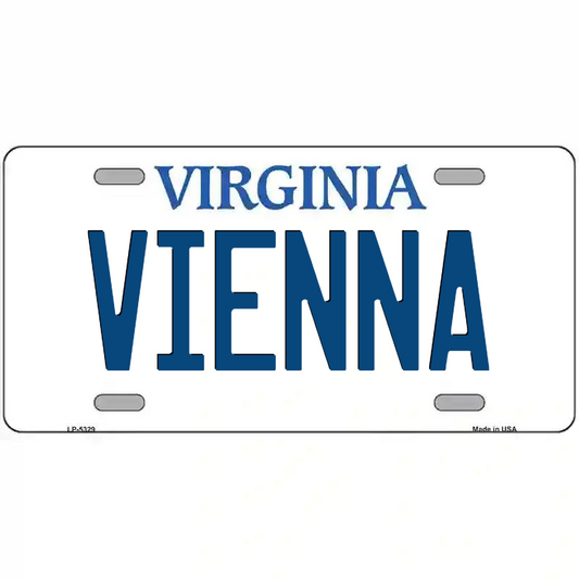 Vienna Virginia Metal Sign