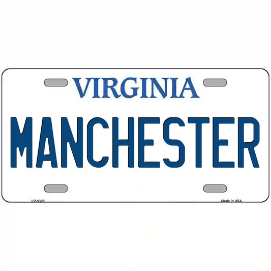 Manchester Virginia Metal Sign