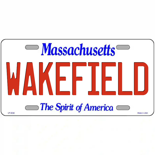 Wakefield Massachusetts Metal Sign