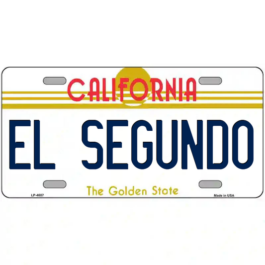 El Segundo California Metal Sign