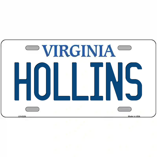 Hollins Virginia Metal Sign