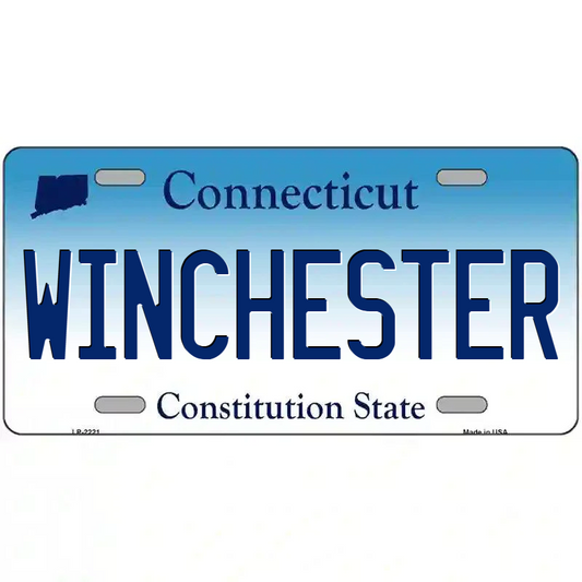 Winchester Connecticut Metal Sign