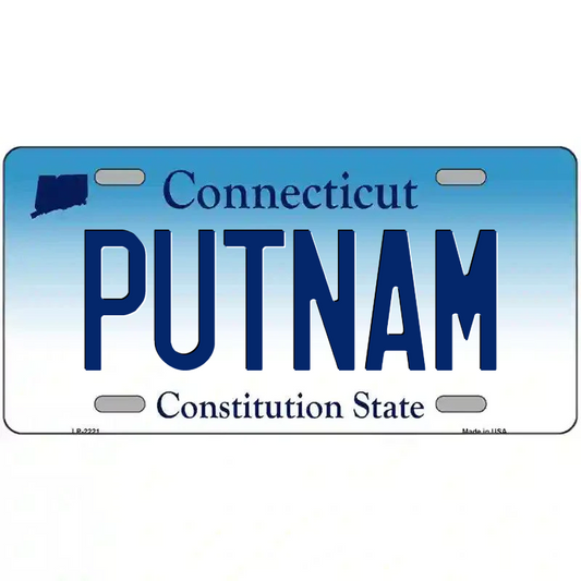 Putnam Connecticut Metal Sign