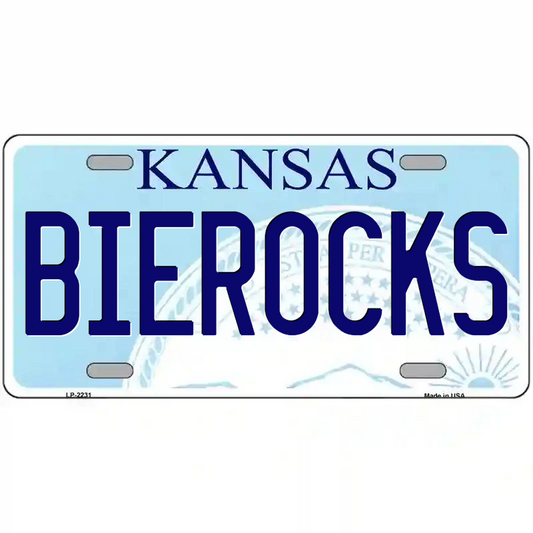 Bierocks Kansas Metal Sign
