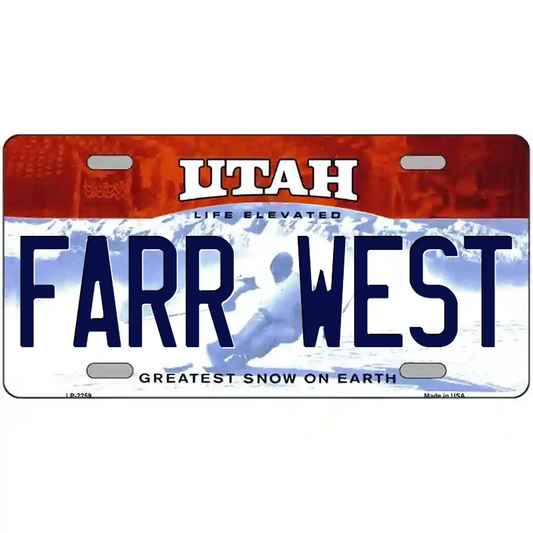 Farr West Utah Metal Sign