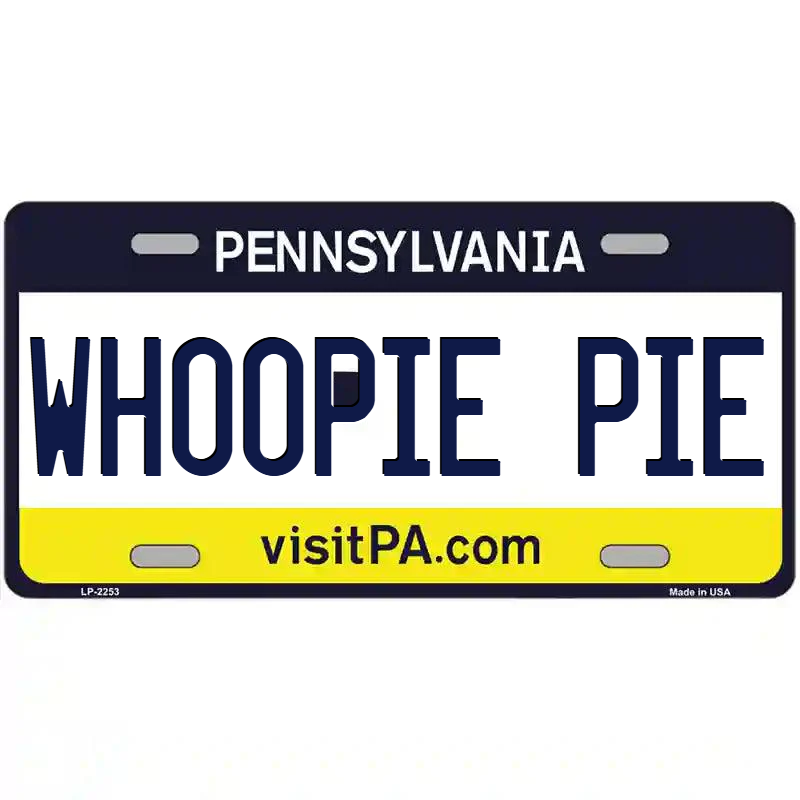 Whoopie Pie Pennsylvania Metal Sign
