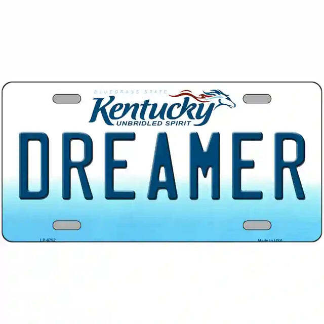 Dreamer Kentucky Metal Sign