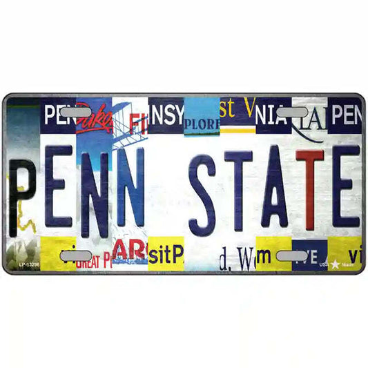 Penn State Strip Art Metal Sign