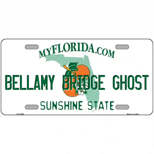 Bellamy Bridge Ghost Florida Metal Sign
