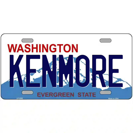 Kenmore Washington Metal Sign