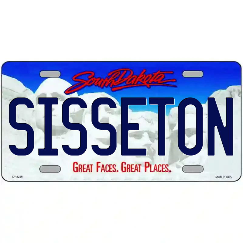 Sisseton South Dakota Metal Sign