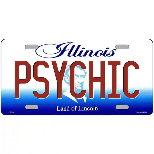 Psychic Illinois Metal Sign