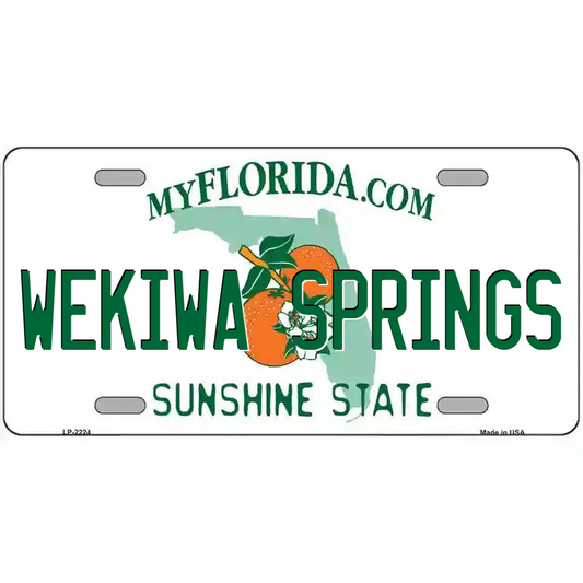 Wekiwa Springs Florida Metal Sign