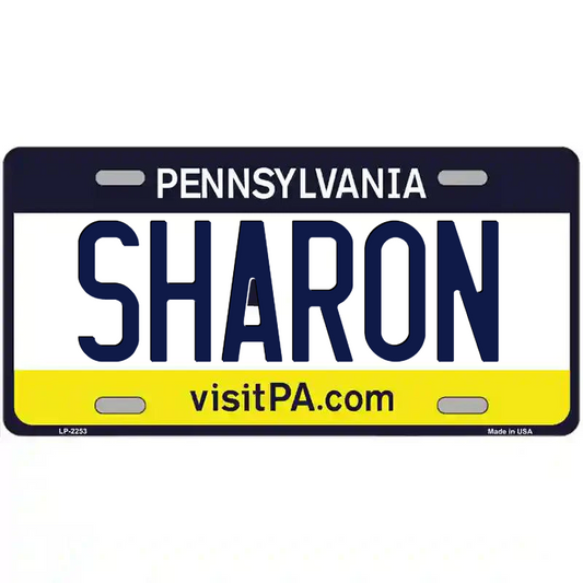Sharon Pennsylvania Metal Sign