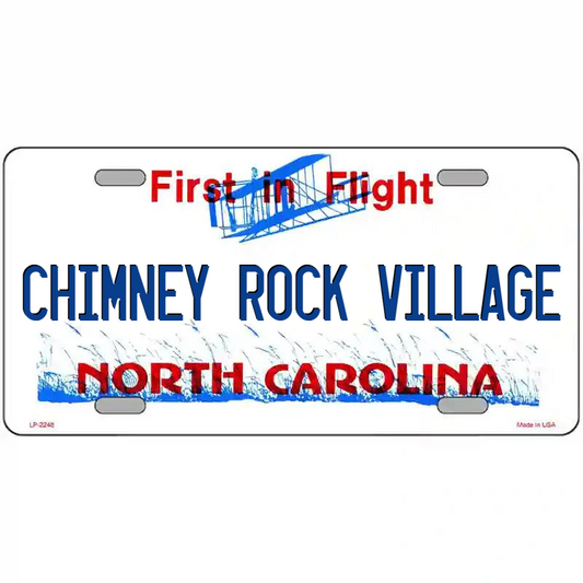 Chimney Rock Village North Carolina Metal Sign