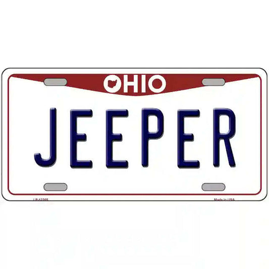 Jeeper Ohio Metal Sign