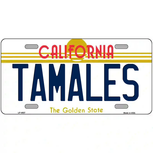Tamales California Metal Sign