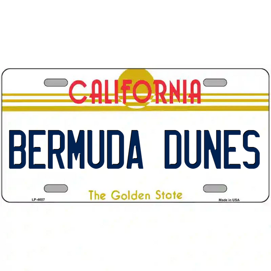 Bermuda Dunes California Metal Sign
