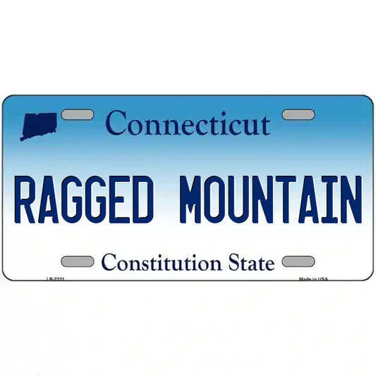 Ragged Mountain Connecticut Metal Sign