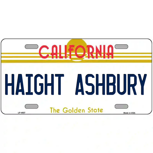 Haight-Ashbury California Metal Sign